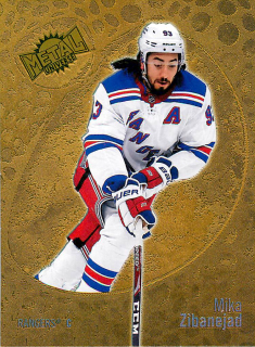2022-23 UD Skybox Metal Universe - Mika Zibanejad - Gold Spectrum FX #19