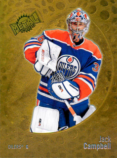 2022-23 UD Skybox Metal Universe - Jack Campbell - Gold Spectrum FX #65