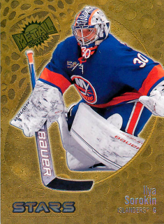 2022-23 UD Skybox Metal Universe - Ilya Sorokin - Gold Spectrum FX #145