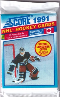 1991-92 Score Series 2 (Canadian Bilingual) - hobby balíček