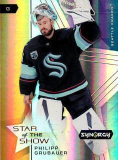 2021-22 UD Synergy - Philipp Grubauer - Star of the Show #SOS-18