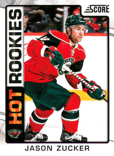 2012-13 Score - Jason Zucker - Hot Rookies #545