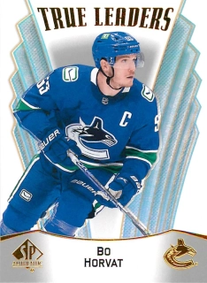2021-22 UD SP Authentic - Bo Horvat - True Leaders #TL-12