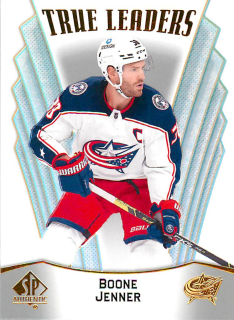 2021-22 UD SP Authentic - Boone Jenner - True Leaders #TL-21