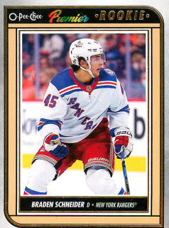 2022-23 UD O-Pee-Chee - Braden Schneider - Premier Rookie #P-81