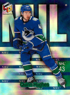 2020-21 UD Extended Series - Quinn Hughes - HoloGrFX NHL #NHL-10