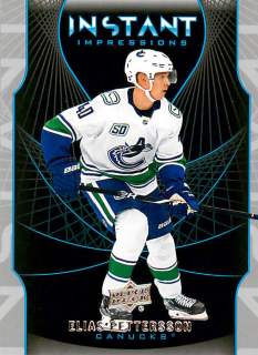 2020-21 UD Series 1 - Elias Pettersson - Instant Impressions #II-3