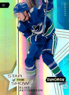 2021-22 UD Synergy - Elias Pettersson - Star of the Show #SOS-11