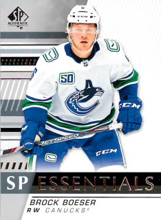 2019-20 UD SP Authentic - Brock Boeser - SP Essentials #SPE-BB