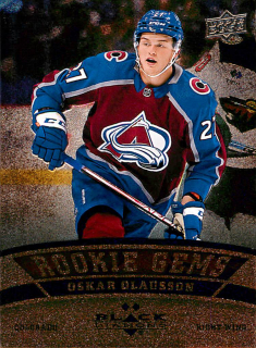 2022-23 UD Extended Series - Oskar Olausson - Black Diamond Rookie Gems #BD-27