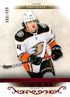 2021-22 UD Artifacts - Jamie Drysdale - Rookie Ruby /499 #175