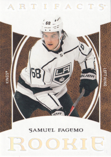 2022-23 UD Artifacts - Samuel Fagemo - Rookie Leather #175