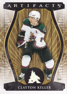 2023-24 UD Artifacts - Clayton Keller - Wood #105