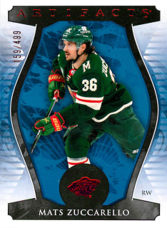 2023-24 UD Artifacts - Mats Zuccarello - Ruby /499 #39