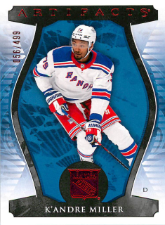 2023-24 UD Artifacts - K'Andre Miller - Ruby /499 #52