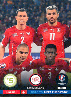 2015 Panini Adrenalyn XL Road to UEFA Euro 2016 - Switzerland - Line-Up #232