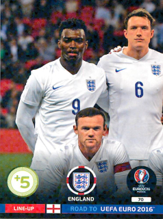 2015 Panini Adrenalyn XL Road to UEFA Euro 2016 - England - Line-Up #70