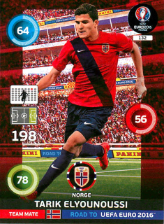 2015 Panini Adrenalyn XL Road to UEFA Euro 2016 - Tarik Elyounoussi #132