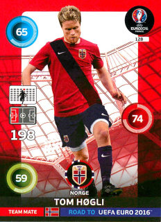 2015 Panini Adrenalyn XL Road to UEFA Euro 2016 - Tom Hogli #128