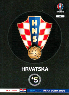 2015 Panini Adrenalyn XL Road to UEFA Euro 2016 - Croatia - Team Logo #12