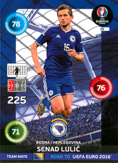 2015 Panini Adrenalyn XL Road to UEFA Euro 2016 - Senad Lulic #39