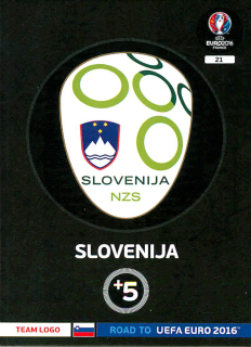 2015 Panini Adrenalyn XL Road to UEFA Euro 2016 - Slovenia - Team Logo #21