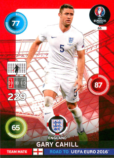2015 Panini Adrenalyn XL Road to UEFA Euro 2016 - Gary Cahill #65