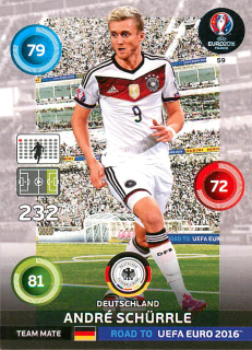2015 Panini Adrenalyn XL Road to UEFA Euro 2016 - Andre Schurrle #59