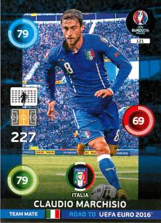 2015 Panini Adrenalyn XL Road to UEFA Euro 2016 - Claudio Marchisio #121