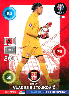 2015 Panini Adrenalyn XL Road to UEFA Euro 2016 - Vladimir Stojkovic #199