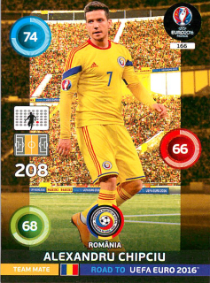 2015 Panini Adrenalyn XL Road to UEFA Euro 2016 - Alexandru Chipciu #166