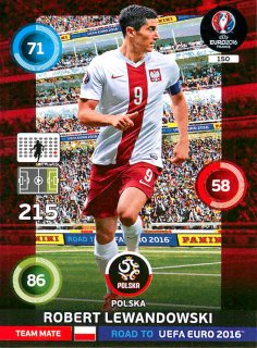 2015 Panini Adrenalyn XL Road to UEFA Euro 2016 - Robert Lewandowski #150