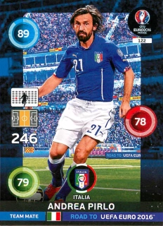 2015 Panini Adrenalyn XL Road to UEFA Euro 2016 - Andrea Pirlo #122