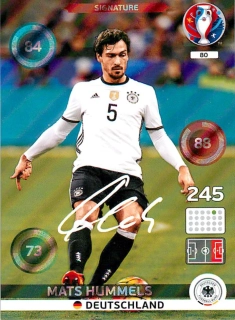 2015 Panini Adrenalyn XL UEFA Euro - Mats Hummels - Signature #80