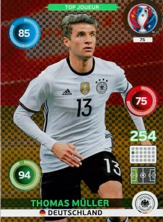 2015 Panini Adrenalyn XL UEFA Euro - Thomas Muller - Top Jouer #75