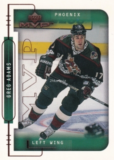 1999-00 UD MVP - Greg Adams