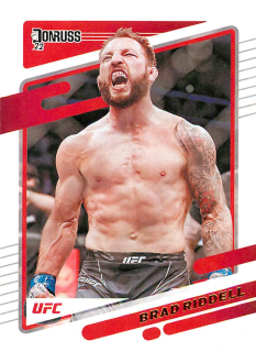 2022 Panini Donruss UFC - Brad Riddell #179
