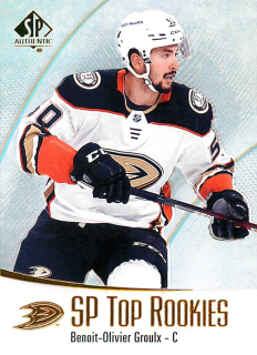 2021-22 UD SP Authentic - Benoit-Olivier Groulx - SP Top Rookies #TR-5