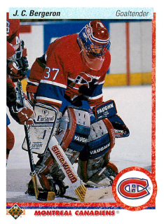 1990-91 UD Series - J.C. Bergeron #408