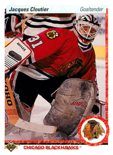 1990-91 UD Series - Jacques Cloutier #114