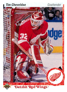 1990-91 UD Series - Tim Cheveldae #393