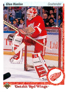 1990-91 UD Series - Glen Hanlon #395