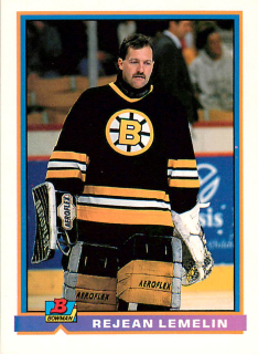 1991-92 Bowman - Rejean Lemelin #354