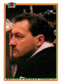 1990-91 Bowman - Rejean Lemelin #32