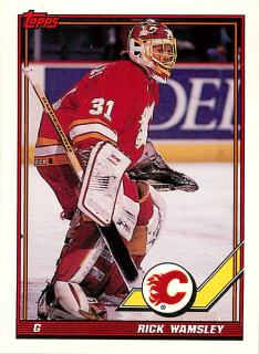 1991-92 Topps - Rick Wamsley #459
