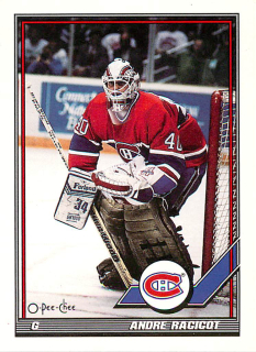 1991-92 O-Pee-Chee - Andre Racicot #450