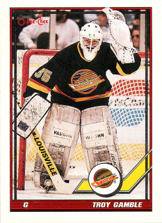 1991-92 O-Pee-Chee - Troy Gamble #446