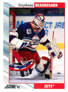 1992-93 Score - Stephane Beauregard #402