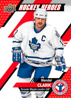 2021 UD National Hockey Card Day - Wendel Clark - Hockey Heroes #CAN-14