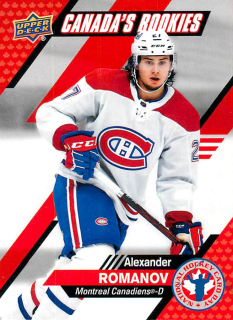 2021 UD National Hockey Card Day - Alexander Romanov - Canada's Rookies #CAN-4